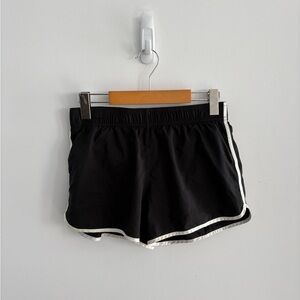Victoria's Secret Black Athletic Shorts with White Trim